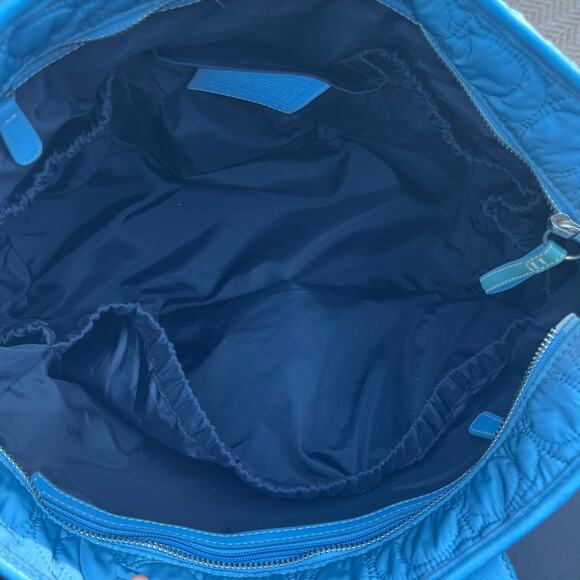 COACH VINTAGE Quilted Diaper Bag, Blue, Everyday Shoulder Bag - Picture 13 of 14